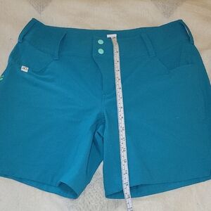 Wild Rye Freda 7" Shorts, Women's Size 8, Turquoise/Aqua